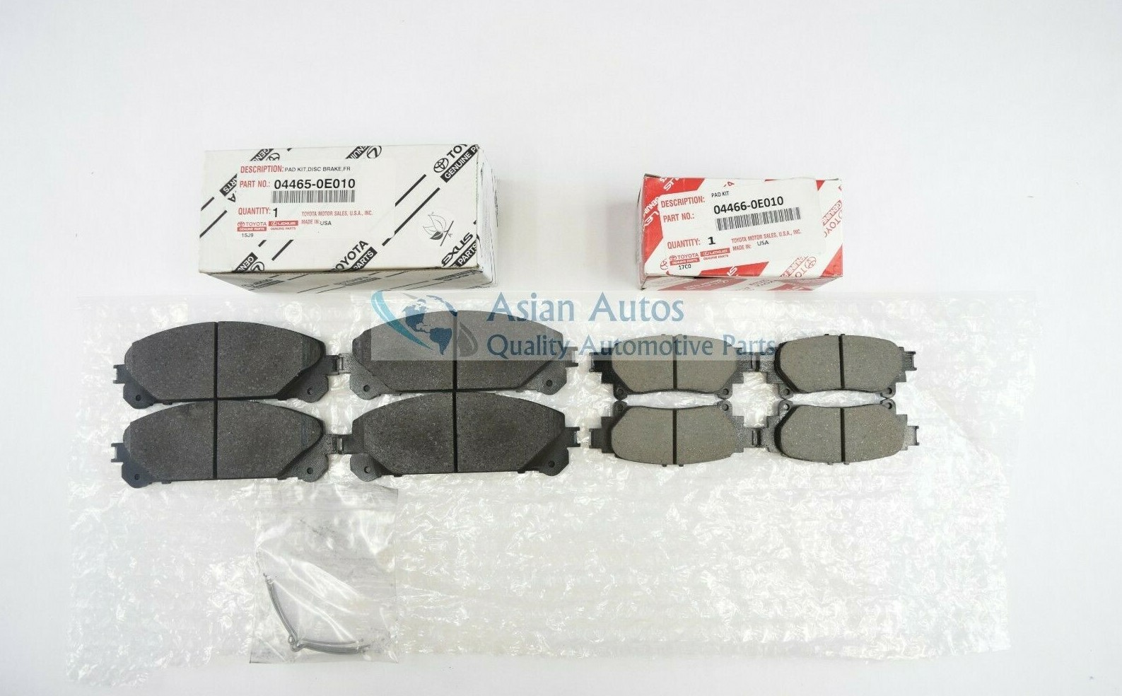 Má Phanh Trước Toyota Sienna Mã phụ tùng 044650E010T