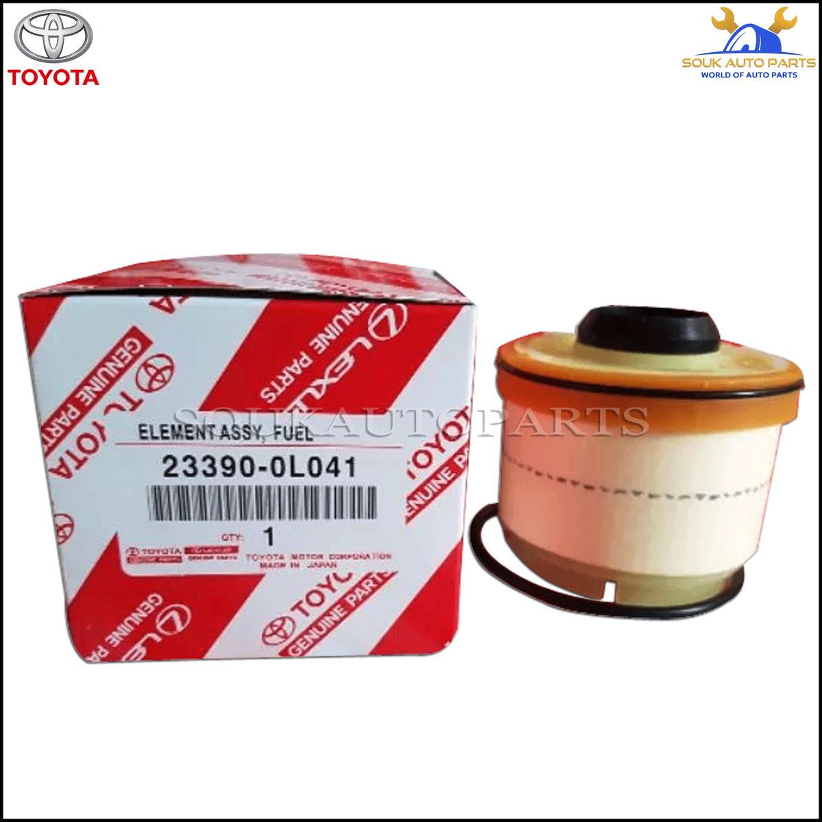 Lọc Nhiên Liệu Diezel Toyota Fortuner Mã phụ tùng 233900L041