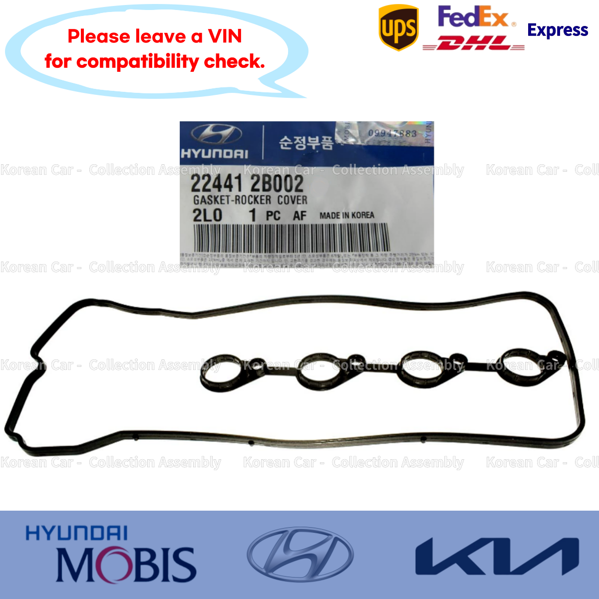 Gioăng Dàn Cò Hyundai i30 Mã phụ tùng 224412B002