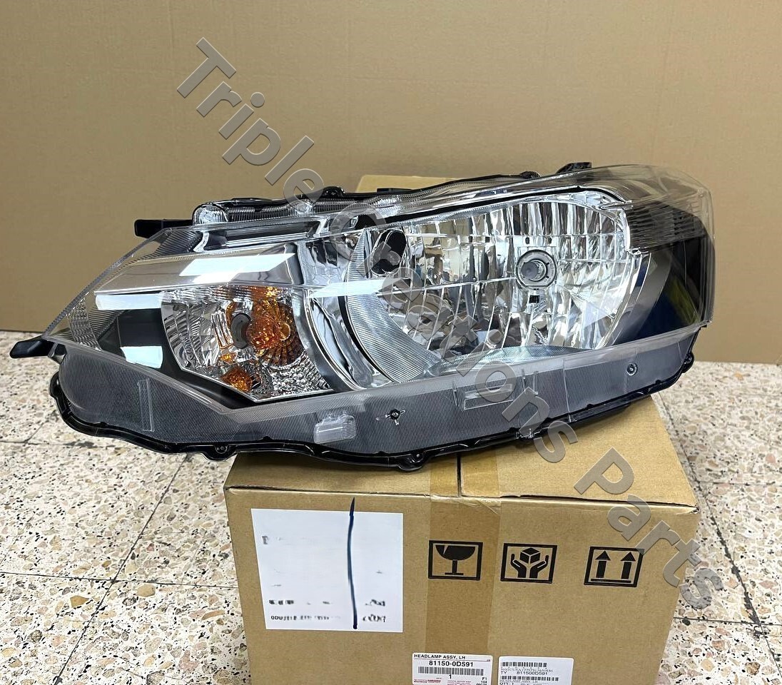 Đèn Pha Trái - Không Bexenon Toyota Vios Mã phụ tùng 811500D591