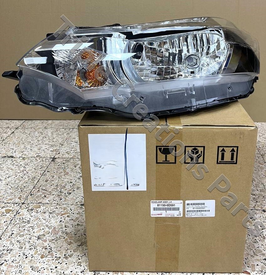 Đèn Pha Trái - Không Bexenon Toyota Vios Mã phụ tùng 811500D591