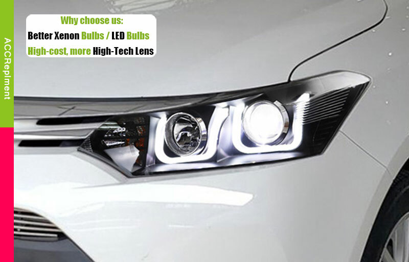 Đèn Pha Trái Có Bi Xenon Toyota Vios Mã phụ tùng 811500D751