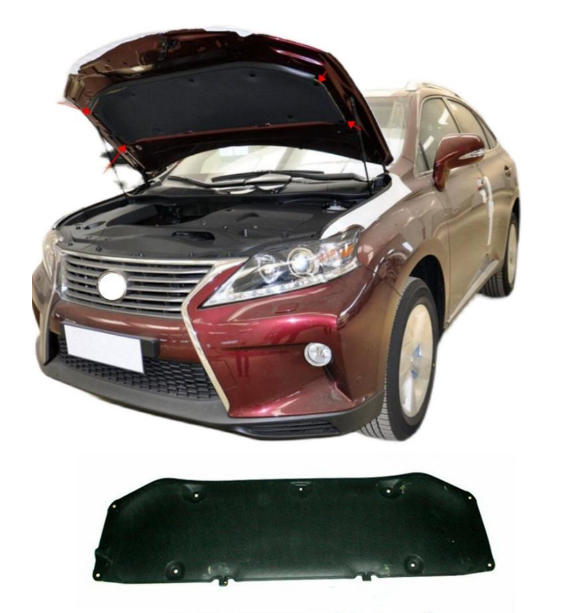 Lồng Quạt Gió Động Cơ Lexus RX 350h / RX 450h Mã phụ tùng 167110P150