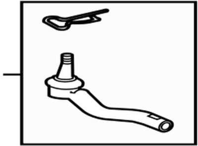 Rotuyn Lái Ngoài - L Lexus LS Mã phụ tùng 4547059095