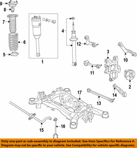 Bi May Ơ Sau Lexus LS Mã phụ tùng 4241050041