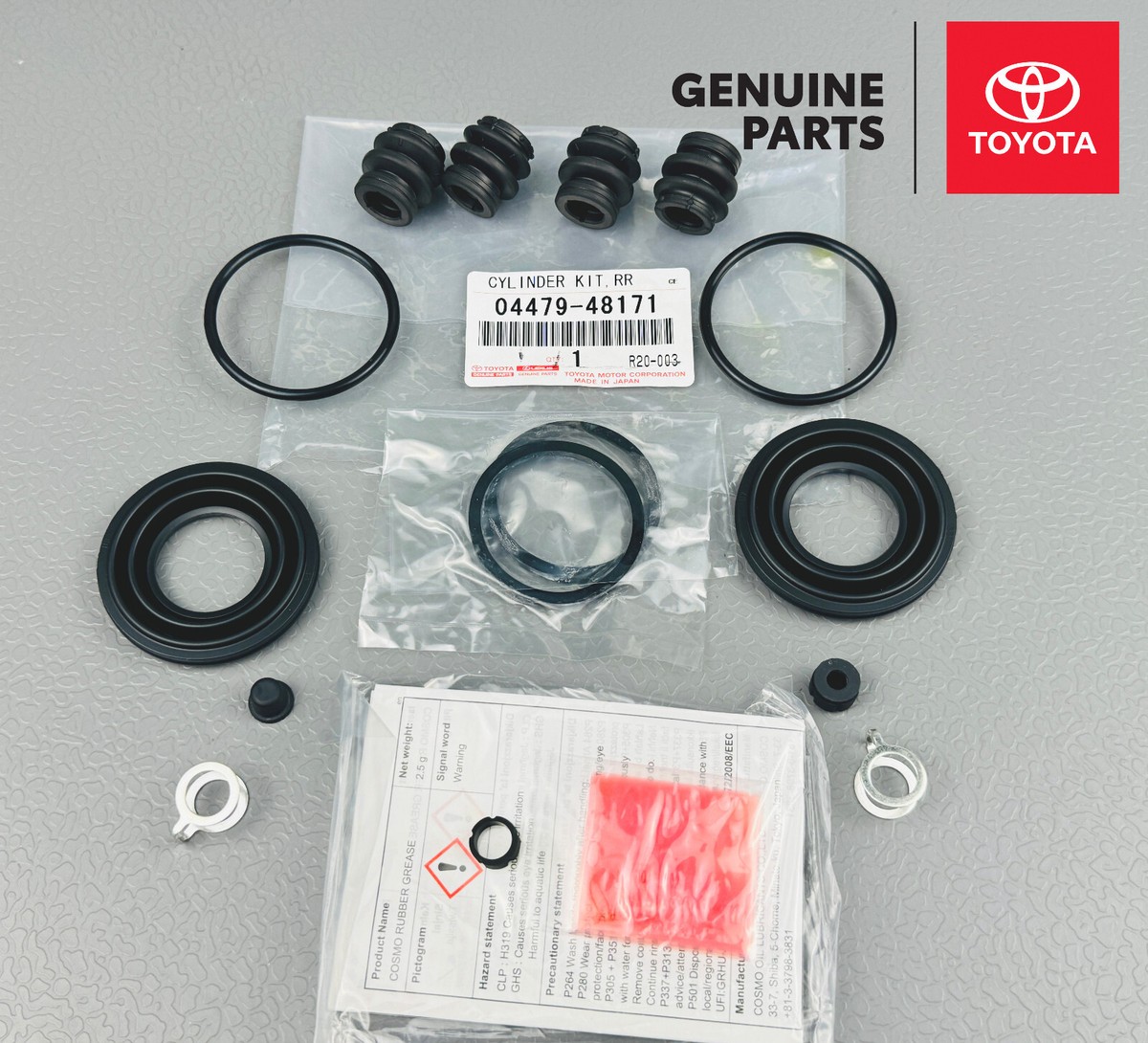 Bộ Phớt Piston Phanh Sau Lexus RX 350h / RX 450h Mã phụ tùng 044790E020