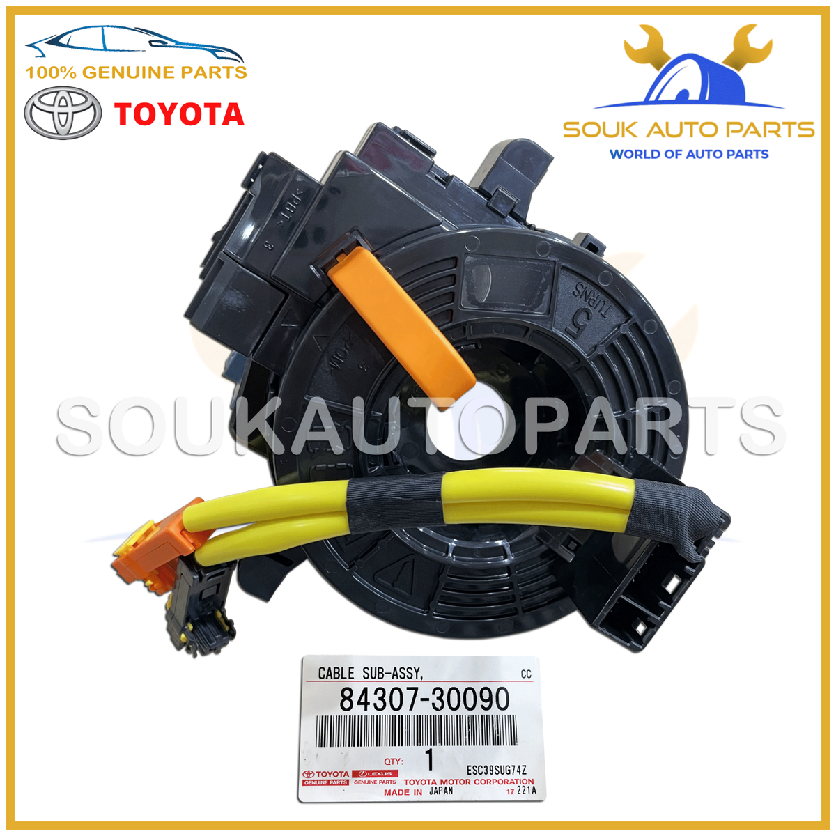 Cáp Điện Vô Lăng Lexus RX 350h / RX 450h Mã phụ tùng 8430730090