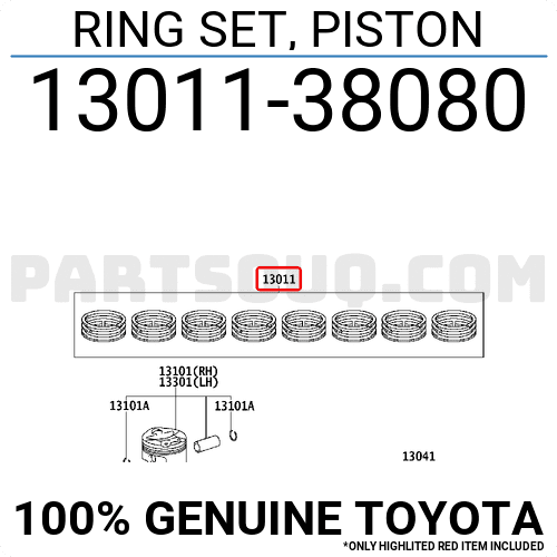 Séc Măng 1Urfe Lexus LS Mã phụ tùng 1301138080