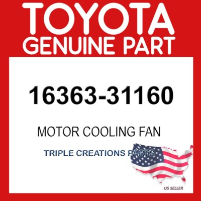 Mô Tơ Quạt Két Nước Lexus RX 300/ 330/ 350 Mã phụ tùng 1636331160