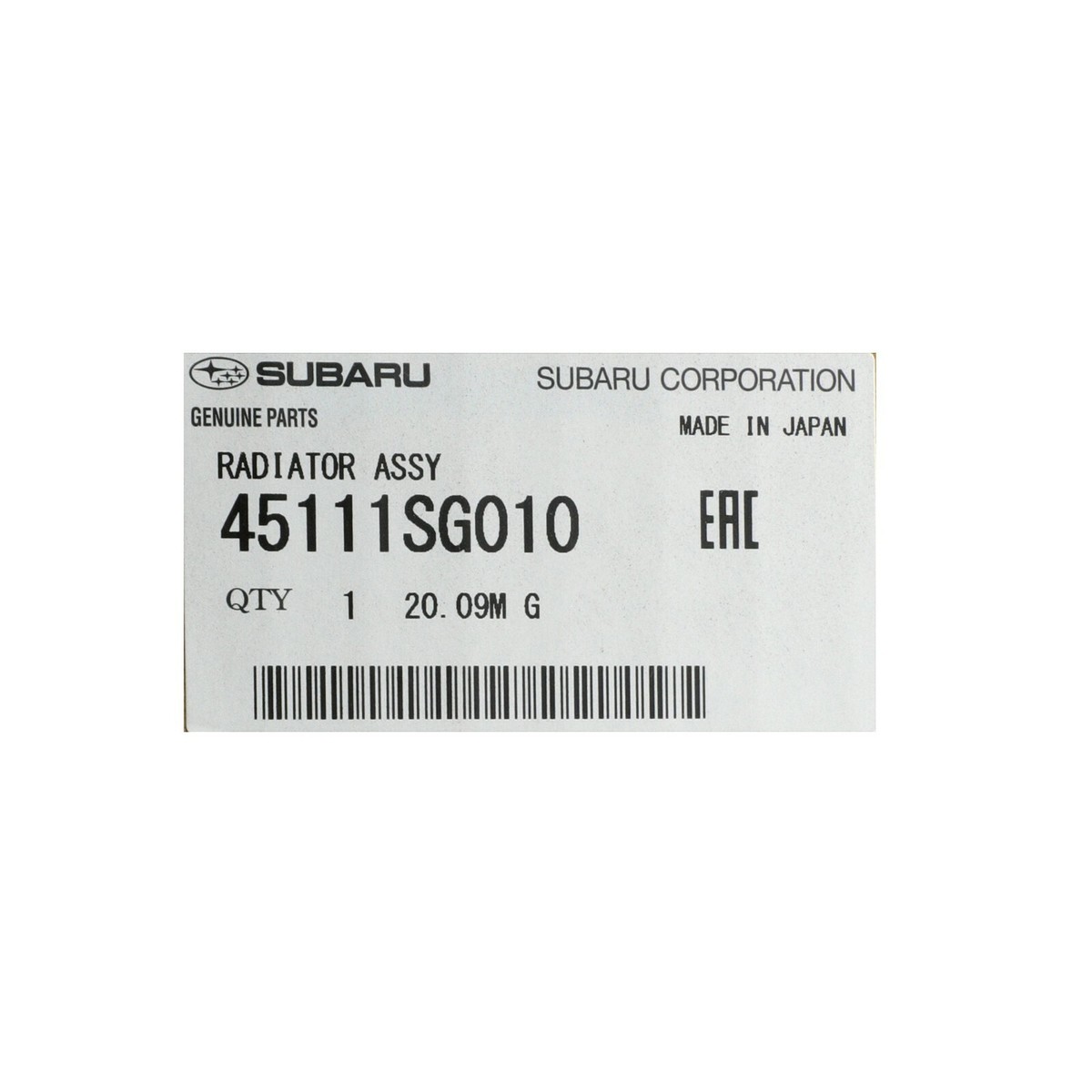 Két Nước Số Tự Động Subaru Forester Mã phụ tùng 45111SG010