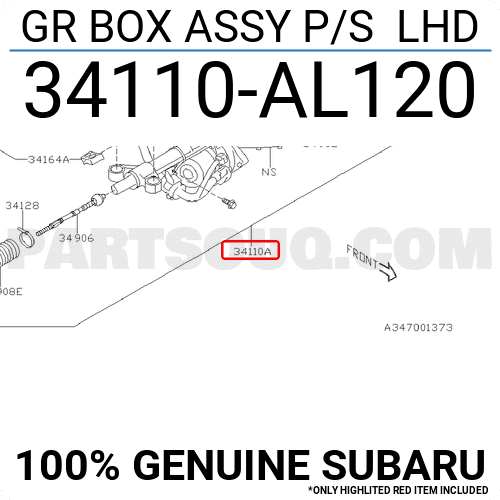 Thước Lái Subaru Forester Mã phụ tùng 34110al120