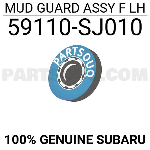 Lòng Dè Chắn Bùn Trước Trái Subaru Forester Mã phụ tùng 59110SJ010