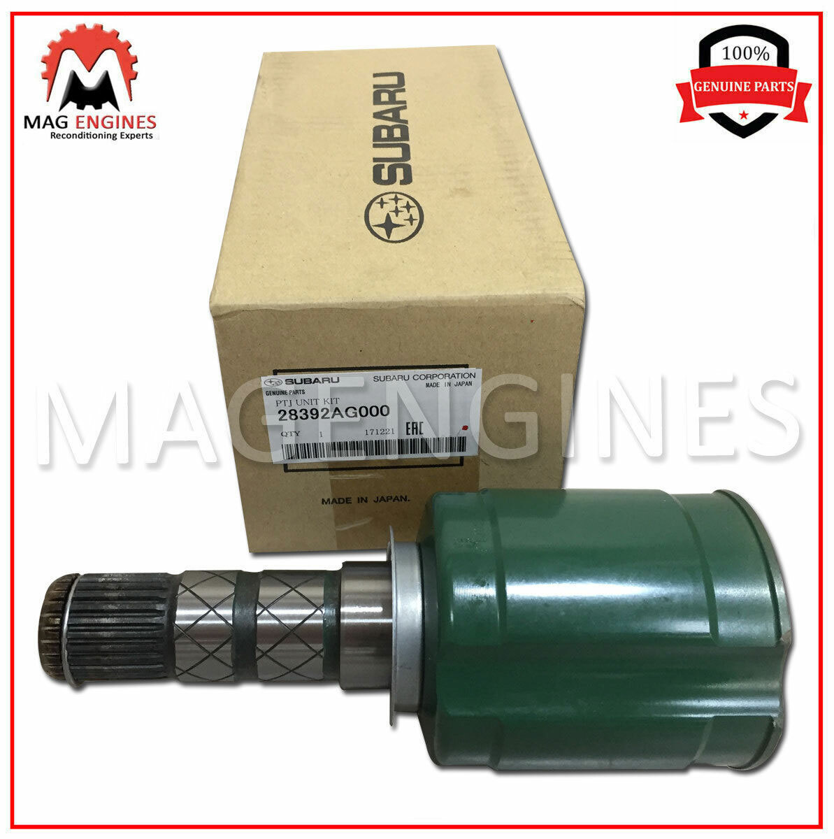 Đầu Láp Trong 25X27x35 Subaru Forester Mã phụ tùng 28392SC000