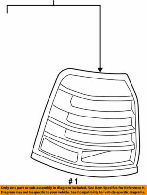 Đèn Hậu Miếng Ngoài Xin An Vàng - R (Led) Lexus LX 570 Mã phụ tùng 8155160850