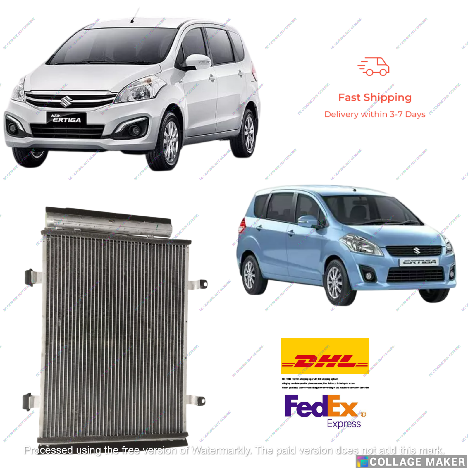 Giàn Nóng Suzuki Ertiga Mã phụ tùng 95310M60M00