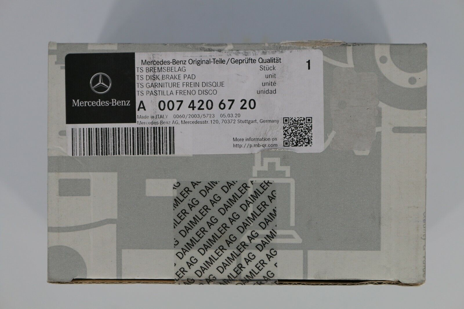 Má Phanh Đĩa Sau Mercedes-Benz E Mã phụ tùng A0054207920