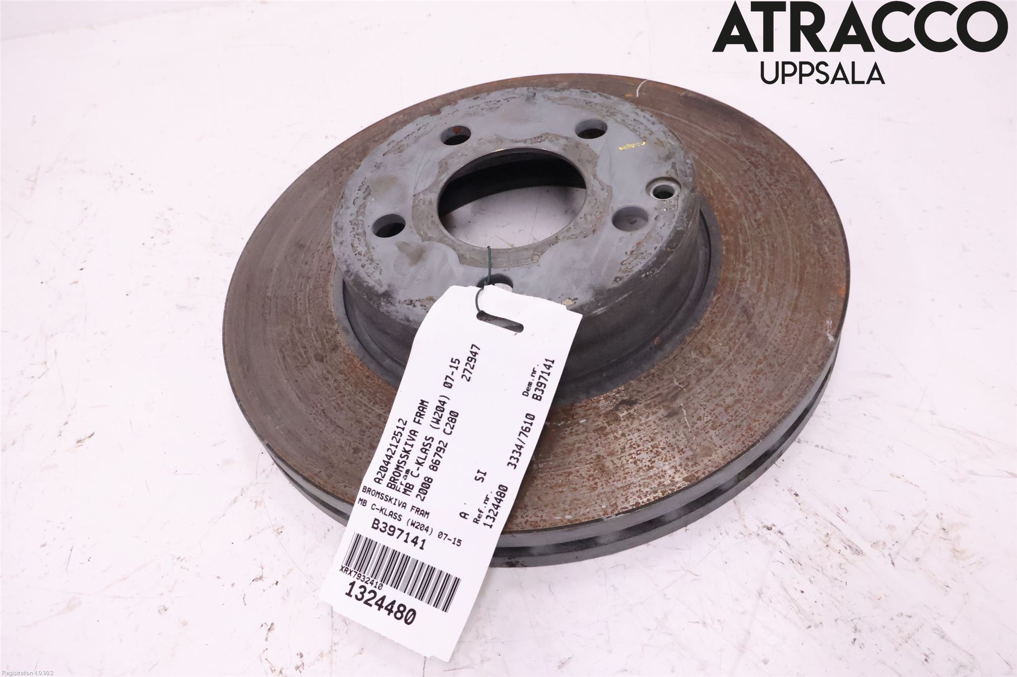 Đĩa Phanh Trước Mercedes-Benz C Mã phụ tùng A2044212512