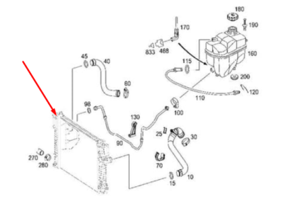 Két Nước At Mercedes-Benz E Mã phụ tùng A2115000102