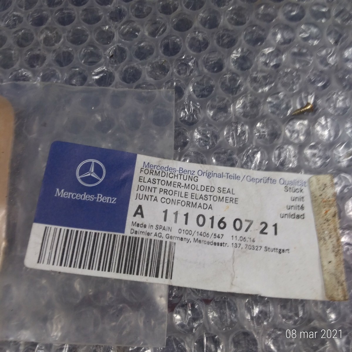 Phớt Bugi Mercedes-Benz C Mã phụ tùng A1110160721
