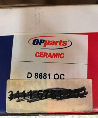 Má Phanh Trước Bmw X5 Mã phụ tùng 34116761252