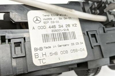 Cụm Công Tắc Điều Khiển Điều Hòa Mercedes-Benz MB Mã phụ tùng A0004463428