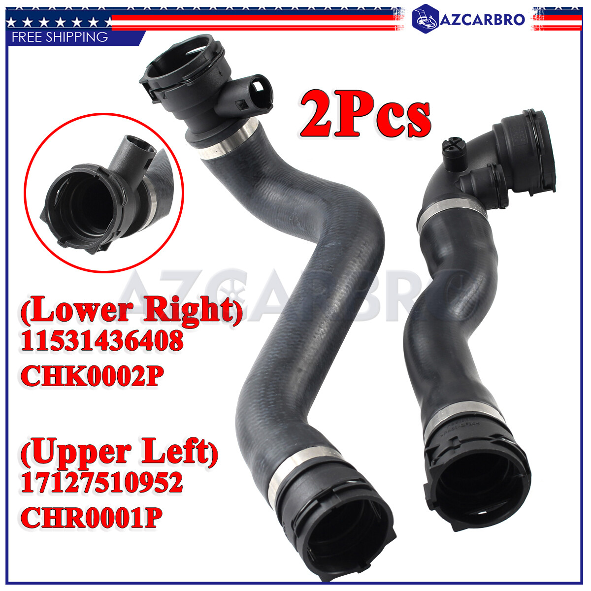 Ống Nước Ra Bmw Seri 3 Mã phụ tùng 17127510952
