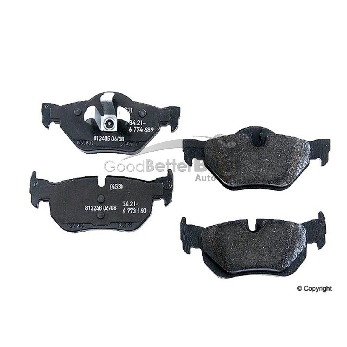Má Phanh Sau Bmw Seri 3 Mã phụ tùng 34216774692