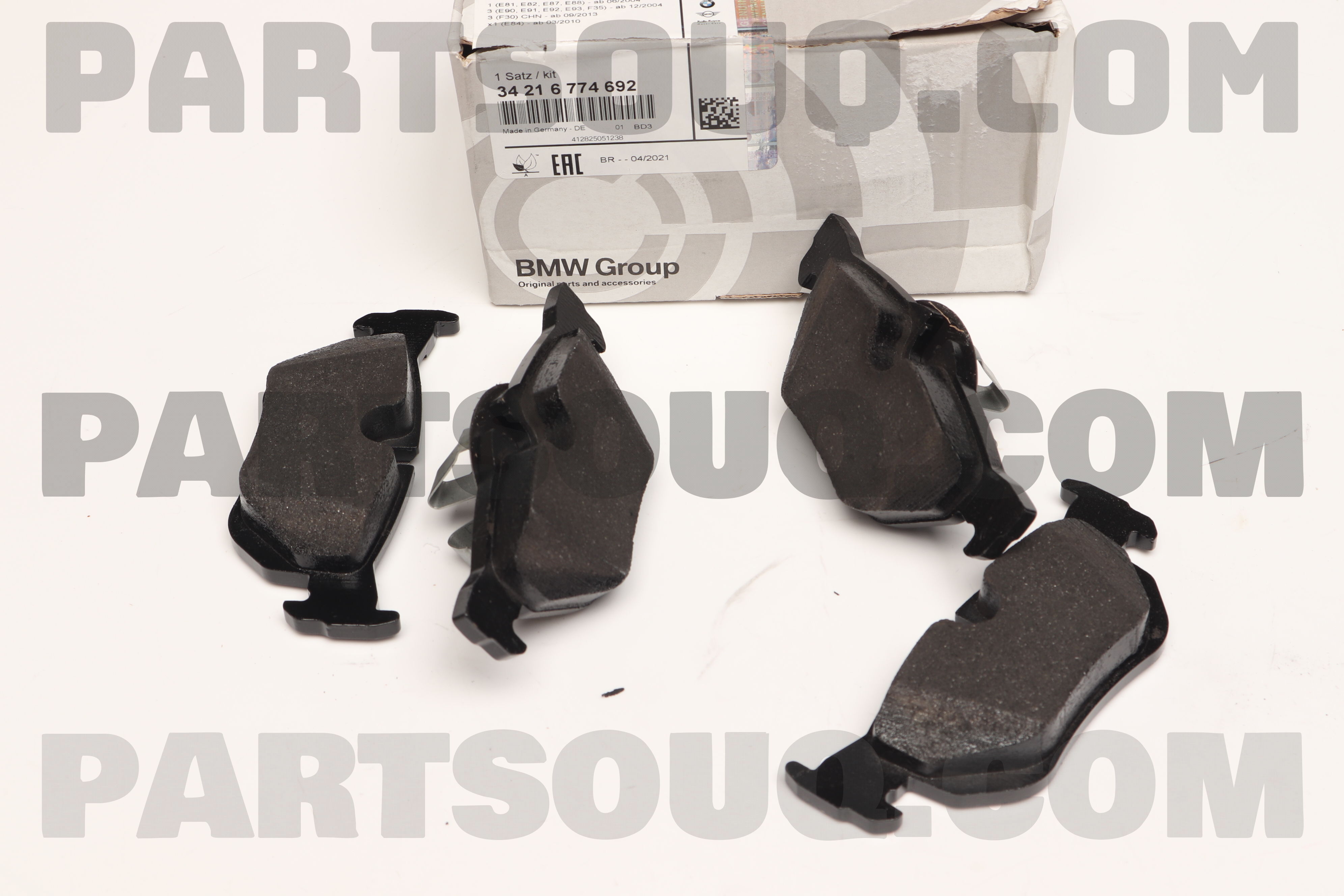Má Phanh Sau Bmw Seri 3 Mã phụ tùng 34216774692