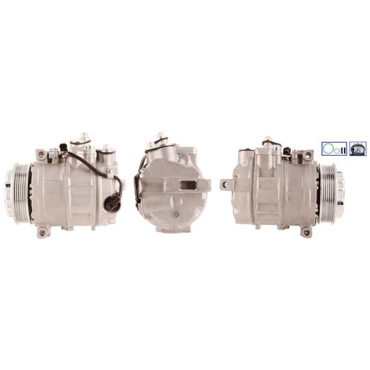Lốc Điều Hòa Mercedes-Benz E Mã phụ tùng A0022305111