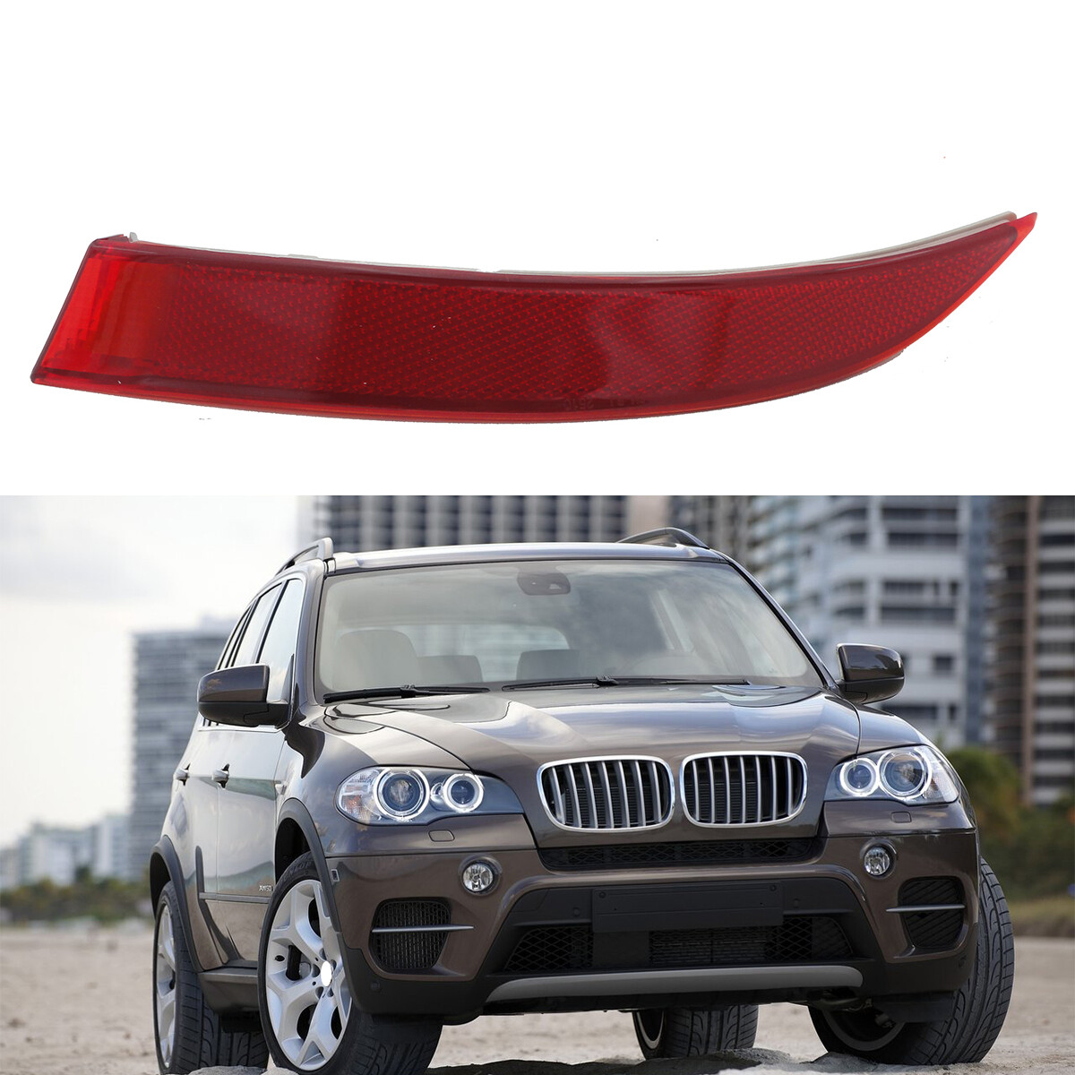 Đèn Phản Quang Cản Sau Phải Bmw X5 Mã phụ tùng 63147240998