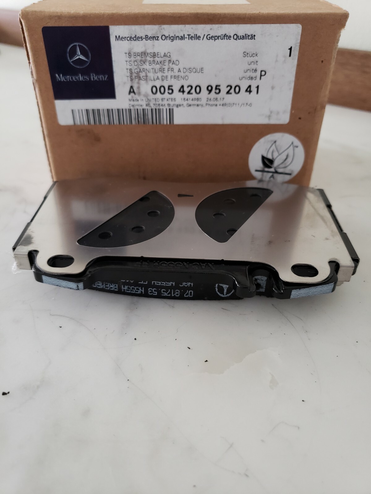 Má Phanh Trước Mercedes-Benz GLK Mã phụ tùng a0054209220