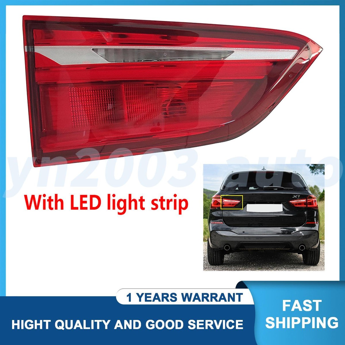 Đèn Hậu Trong Trái Bmw X1 Mã phụ tùng 63217350697