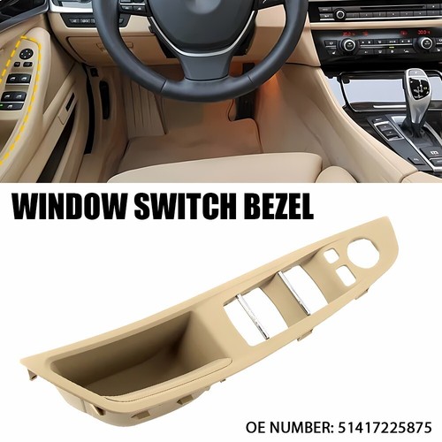 Ốp Công Tắc Lên Xuống Kính Cánh Cửa Trước Trái Bmw Seri 5 Mã phụ tùng 51417225875