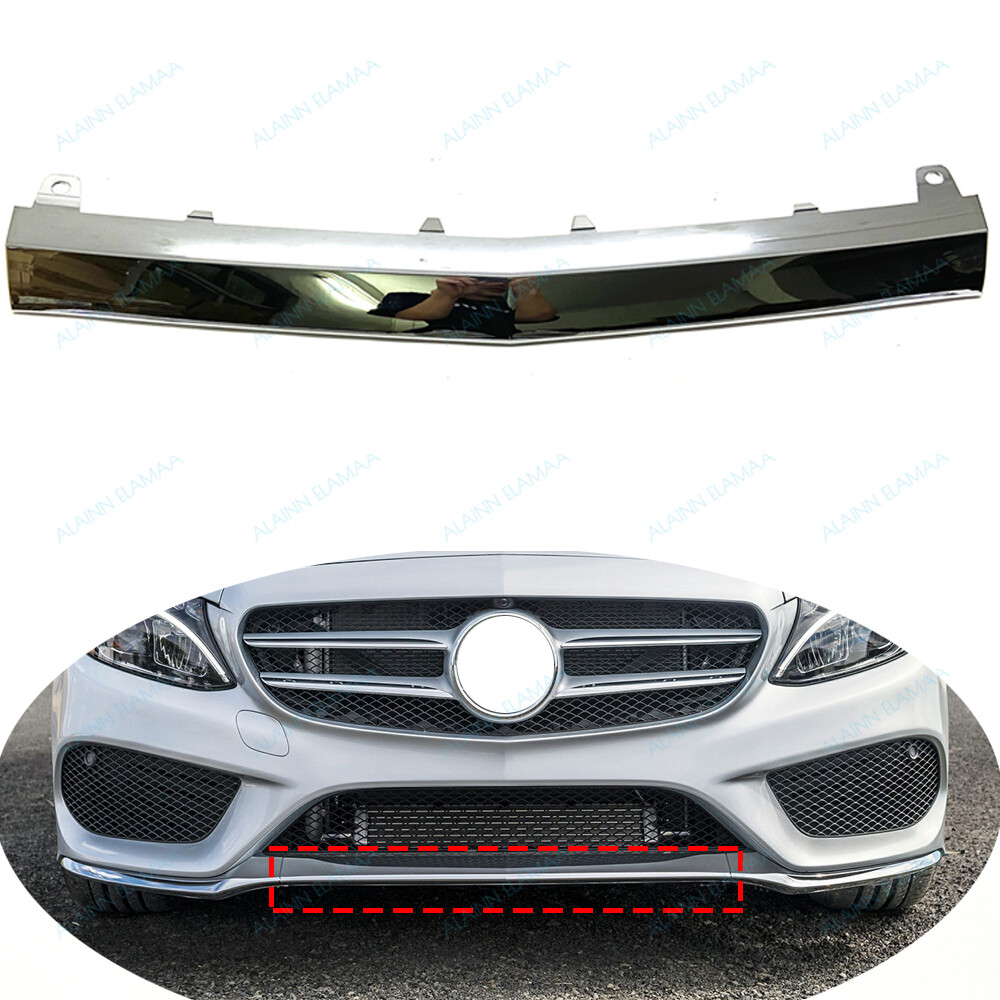 Nẹp Mạ Cản Trước Miếng Giữa Mercedes-Benz C Mã phụ tùng A2058851574