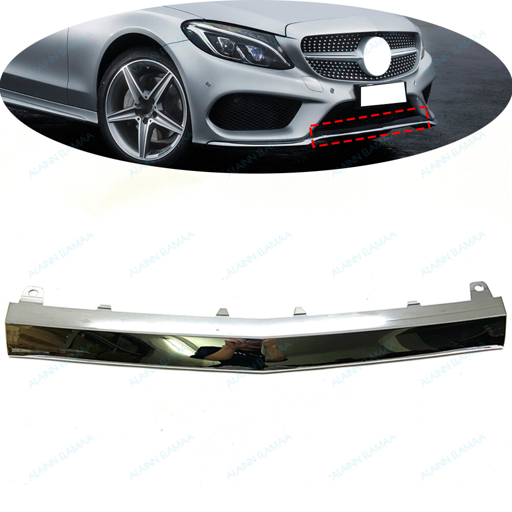 Nẹp Mạ Cản Trước Miếng Giữa Mercedes-Benz C Mã phụ tùng A2058851574