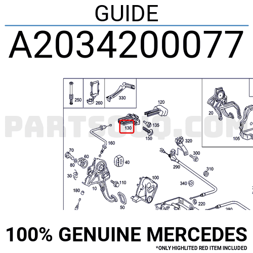 Giá Đỡ Công Tắc Phanh Tay Điện Tử Mercedes-Benz C Mã phụ tùng A2034200077