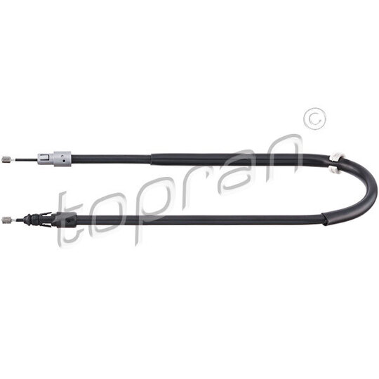 Cáp Phanh Tay Đoạn Cuối Xe Mercedes-Benz ML Mã phụ tùng A1644200385