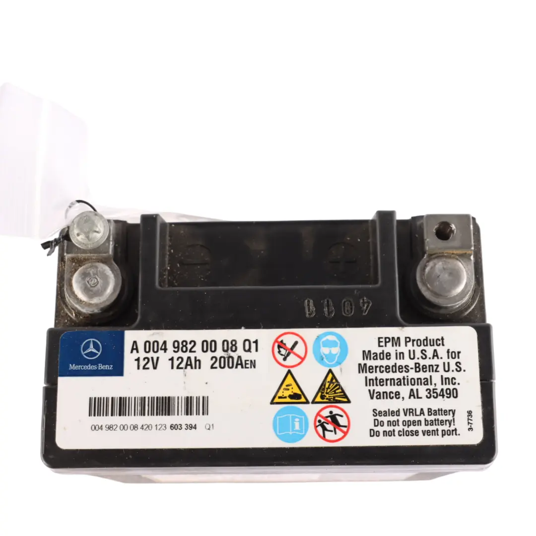 Bình Ắc Quy Phụ Mercedes-Benz E Mã phụ tùng A0049820008