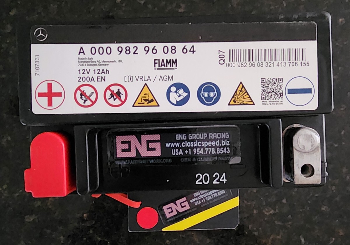 Bình Ắc Quy Phụ Mercedes-Benz E Mã phụ tùng A0009829308