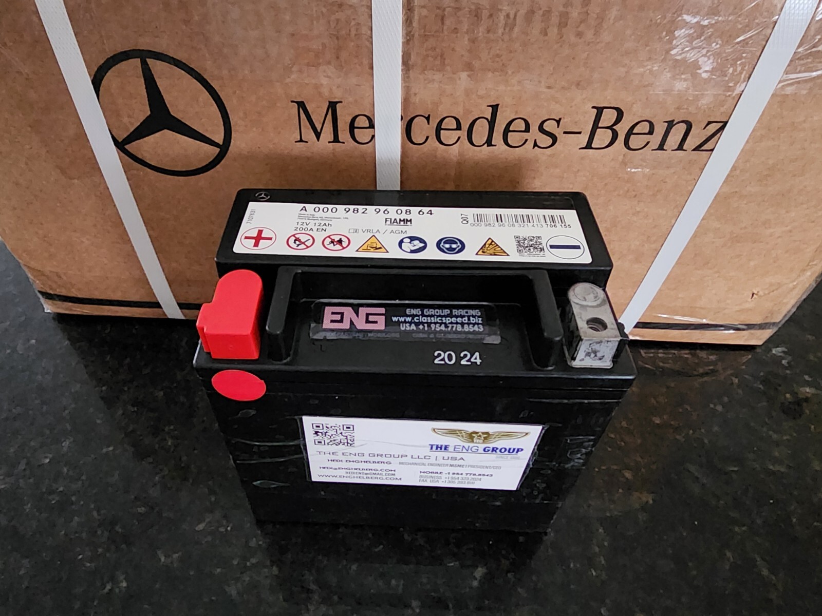 Bình Ắc Quy Phụ Mercedes-Benz E Mã phụ tùng A0009829308