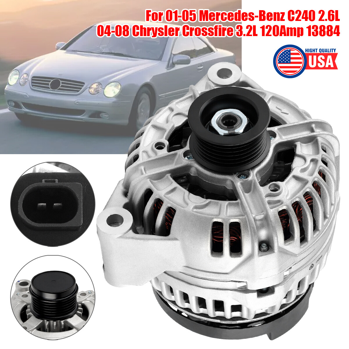Máy Phát Mercedes-Benz C OEM 0124515056