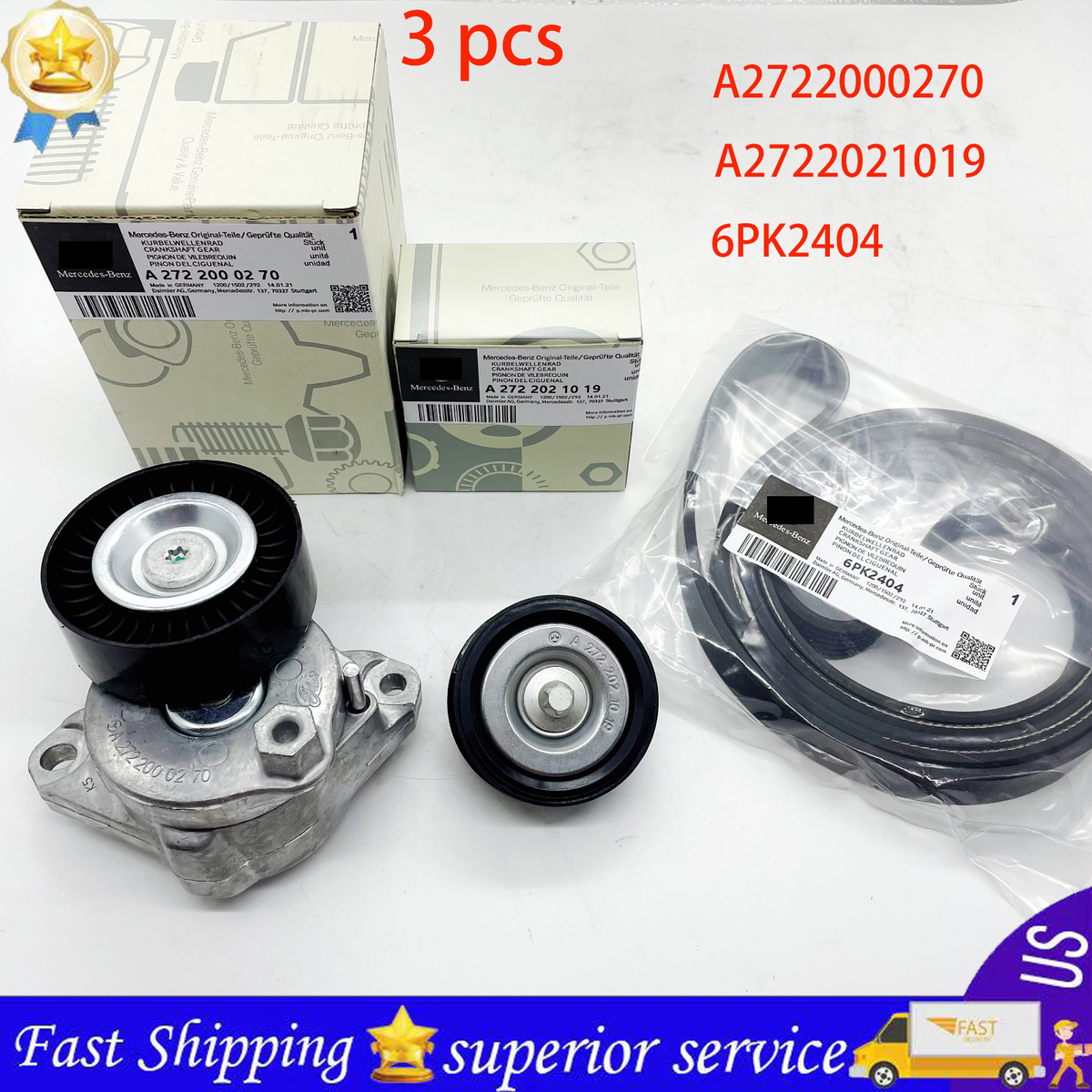 Cụm Tăng Tổng Mercedes-Benz E Mã phụ tùng A2722000270