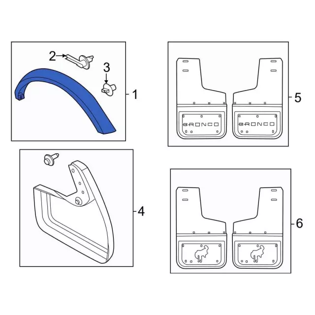 Cản Trước Ford Ranger OEM FDB039NA