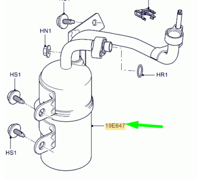 Phin Lọc Ga Ford Focus OEM 1466513-OE