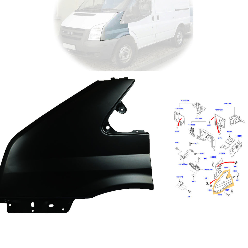Tai Xe Phải Ford Transit Mã phụ tùng 1560697
