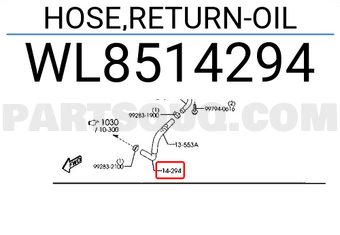 Dây Ti Ô Dầu Hồi Cao Áp Ford Ranger Mã phụ tùng wl8514294