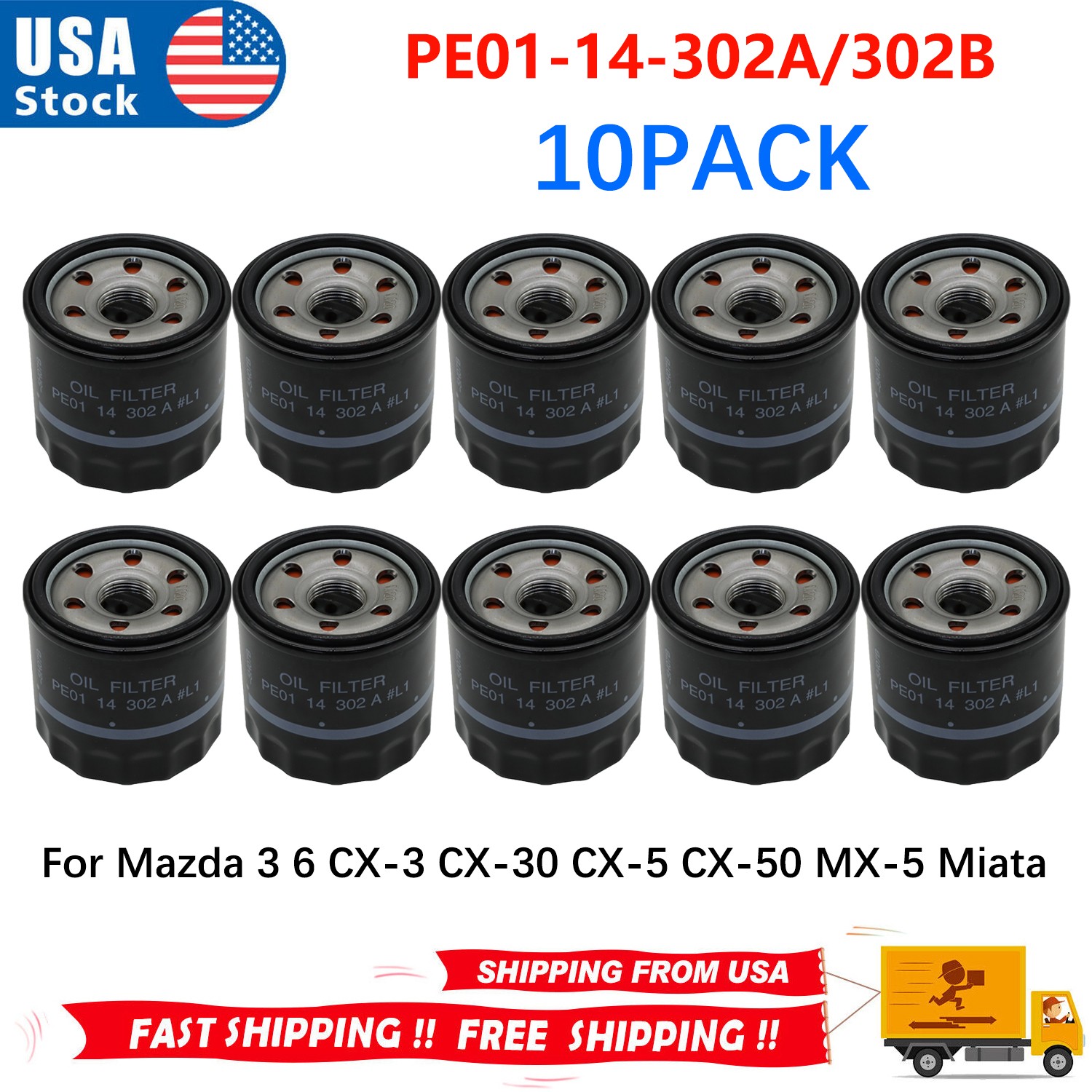 Lọc Dầu Động Cơ Ford Fiesta Mã phụ tùng PE0114302A