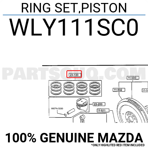 Séc Măng 2.5L Wl Ford Ranger Mã phụ tùng WLY111SC0