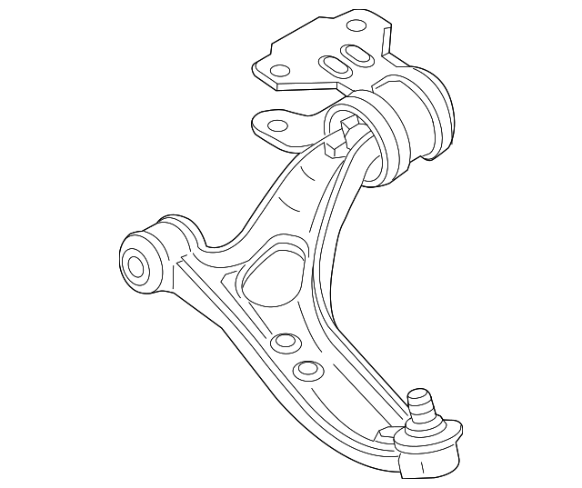Càng A Ford Focus Mã phụ tùng CV6Z3078B