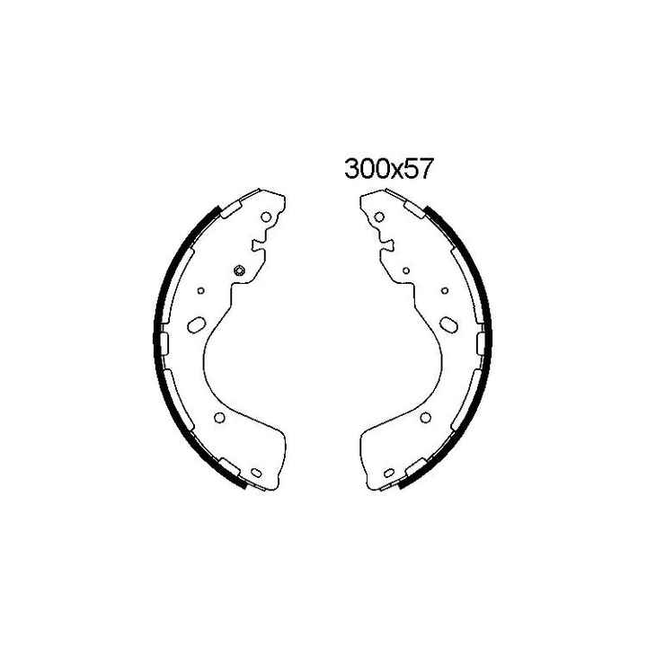 Má Phanh Guốc Sau Ford Ranger OEM K1283